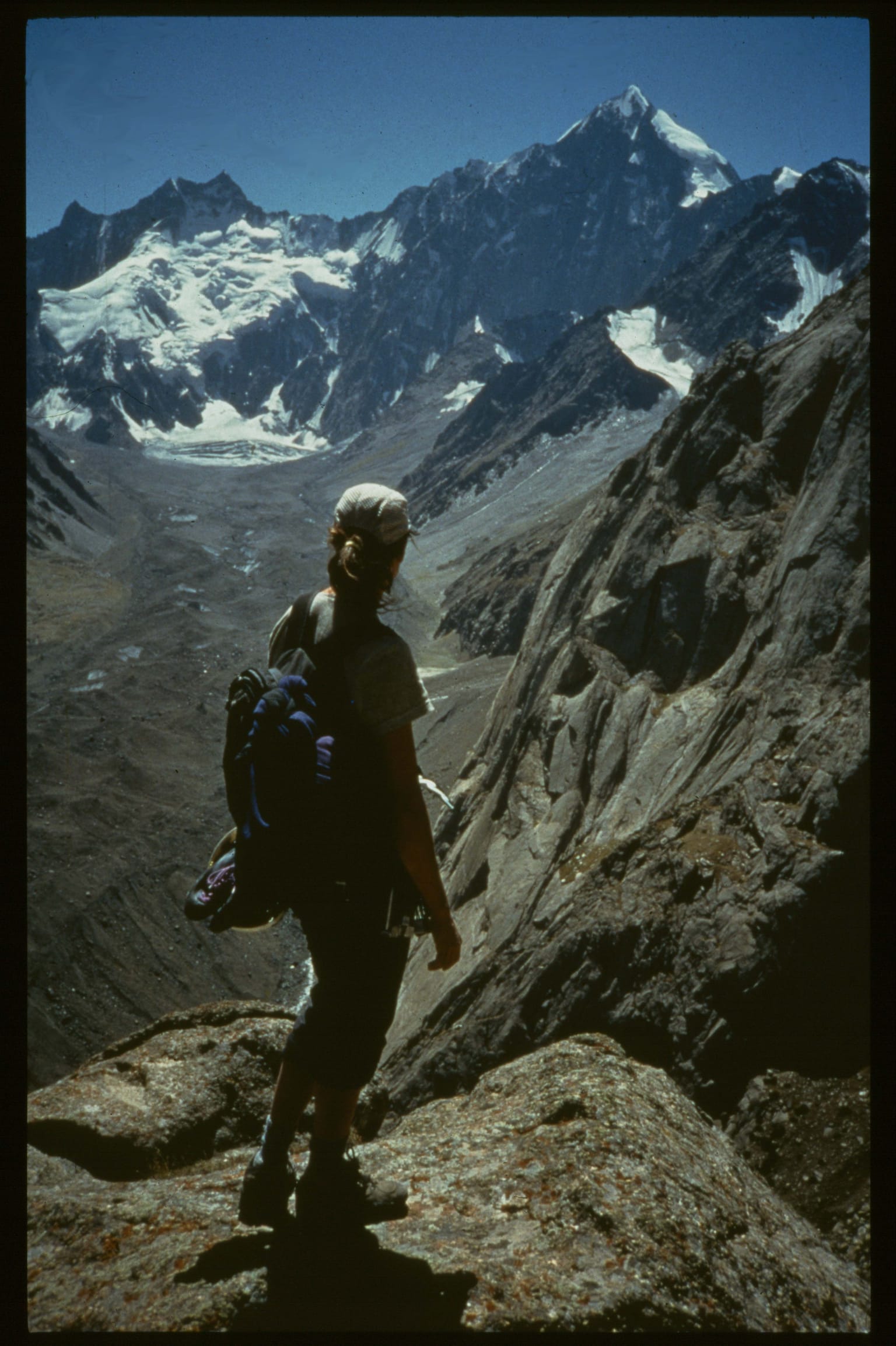 Ak-su Valley, 1997. 2 of 2. So many glaciers, so many moraines, so many mountaintops. So lucky to have set foot on the ones I've wandered over thus far.
