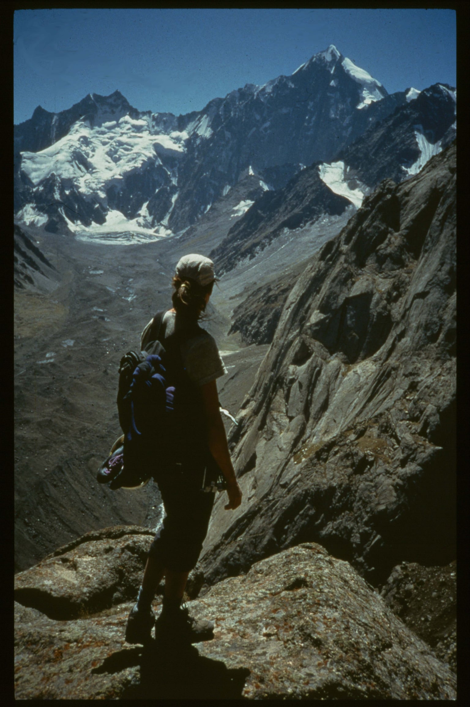 Ak-su Valley, 1997. 2 of 2. So many glaciers, so many moraines, so many mountaintops. So lucky to have set foot on the ones I've wandered over thus far.
