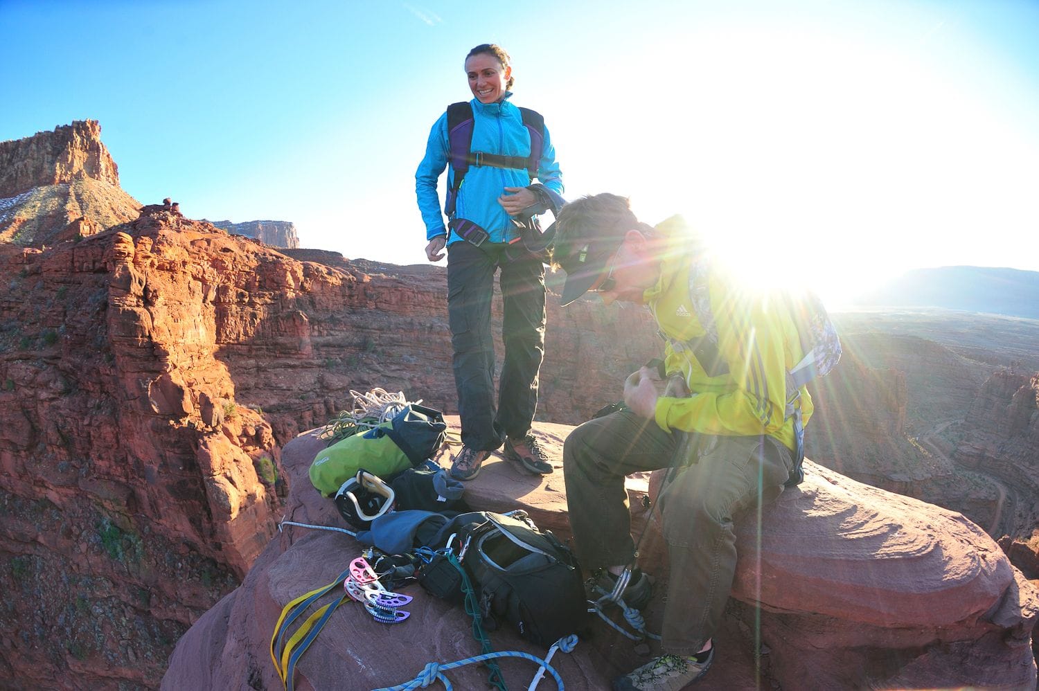 2011: Maverick, Hindu Tower BASE Climb, 2 of 3.
Third free ascent of the route, first BASE climb of the tower, one of never enough magical days with Mario Richard 💙🧡