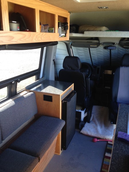 Sprinter Van Buildout: Van Living 4 | Steph Davis - High Places